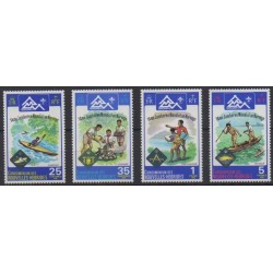 New Hebrides - 1975 - Nb 410/413 - Scouts