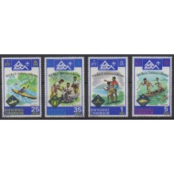 Nouvelles-Hébrides - 1975 - No 414/417 - Scoutisme - Oblitérés