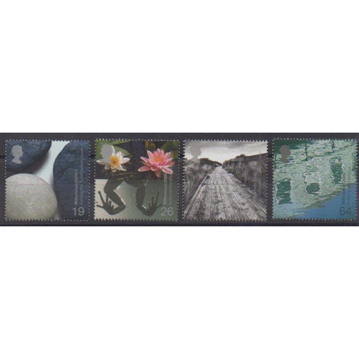 Acheter cette série de timbres de Grande-Bretagne de l'année 2000 (No 2158/2161).