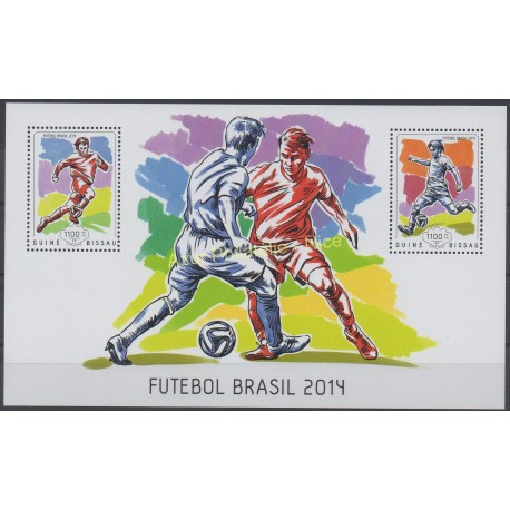 Stamps - Theme soccer world cup - Guinea-Bissau - 2014 - Nb BF 959