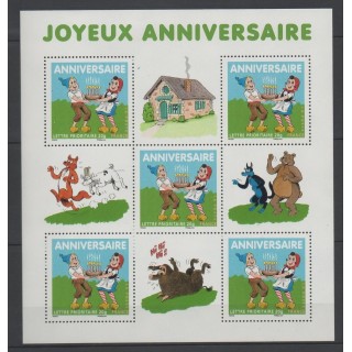 Timbres - France - Blocs et feuillets - 2007 - No BF 112 - Dessins Animés - BD