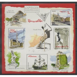 Timbres - France - Blocs et feuillets - 2007 - No BF 111 - Sites
