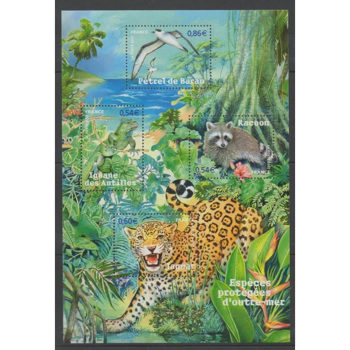 Timbres - France - Blocs et feuillets - 2007 - No BF 107 - Animaux