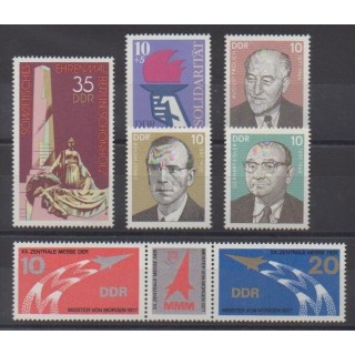 Buy this set of stamps of East Germany (GDR) of the year 1977 (Nb 1933/1939).