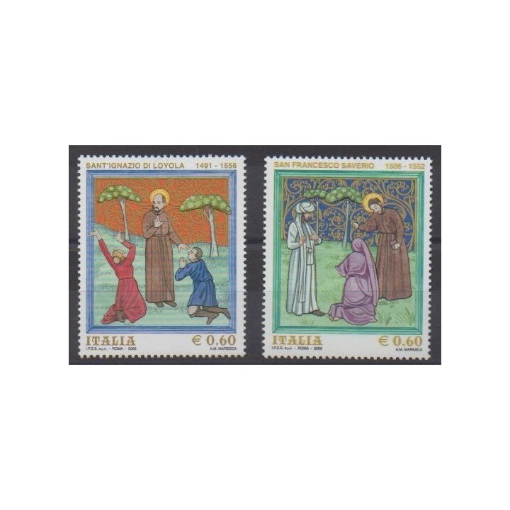 Acheter cette série de timbres d'Italie de l'année 2006 (No 2890/2891).