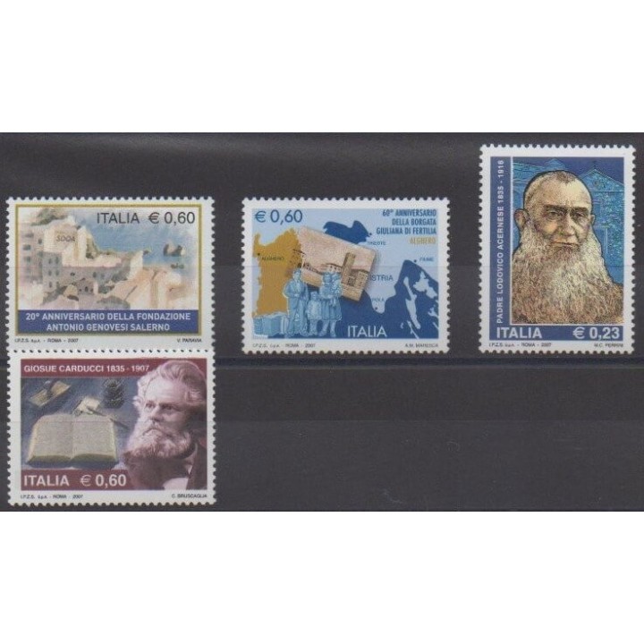 Acheter cette série de timbres d'Italie de l'année 2007 (No 2911/2914).