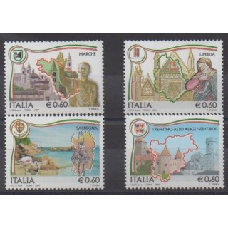 Acheter cette série de timbres d'Italie de l'année 2007 (No 2920/2923).