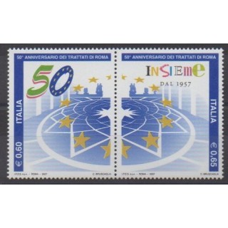 Acheter cette série de timbres d'Italie de l'année 2007 (No 2925/2926).