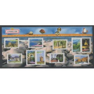 Timbres - France - Blocs et feuillets - 2006 - No BF 102 - Sites
