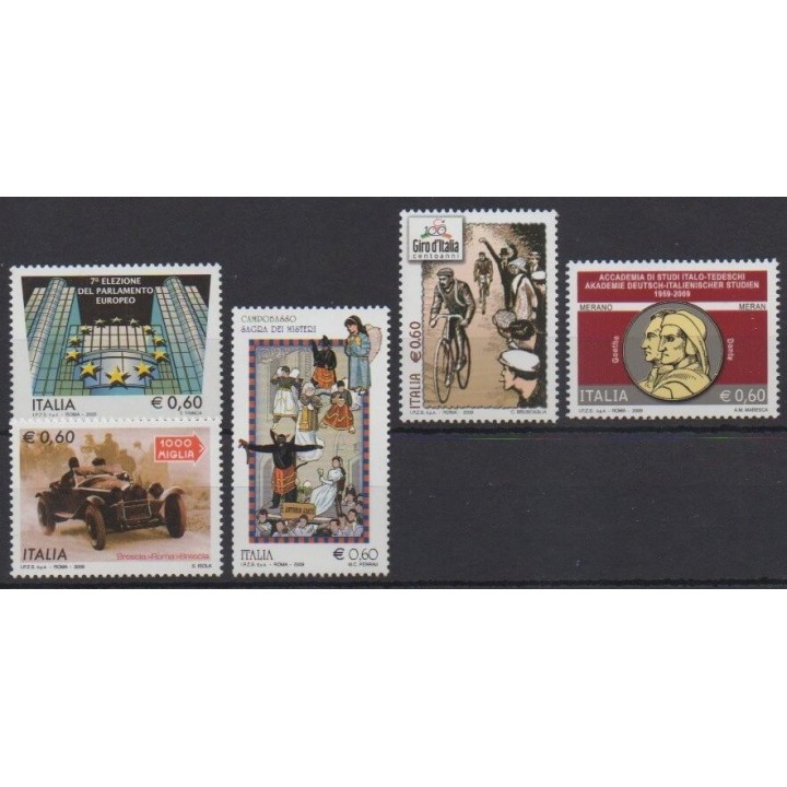 Buy this set of stamps of Italy of the year 2009 (Nb 3057/3061).