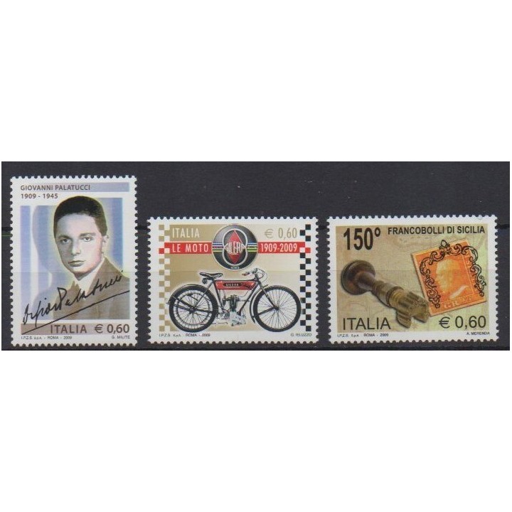 Acheter cette série de timbres d'Italie de l'année 2009 (No 3063/3065).