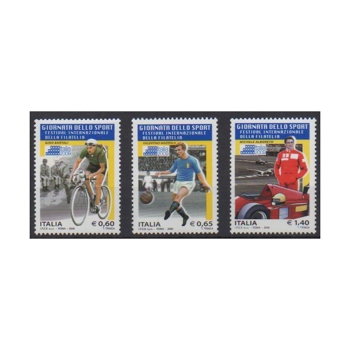 Buy this set of stamps of Italy of the year 2009 (Nb 3097/3099).