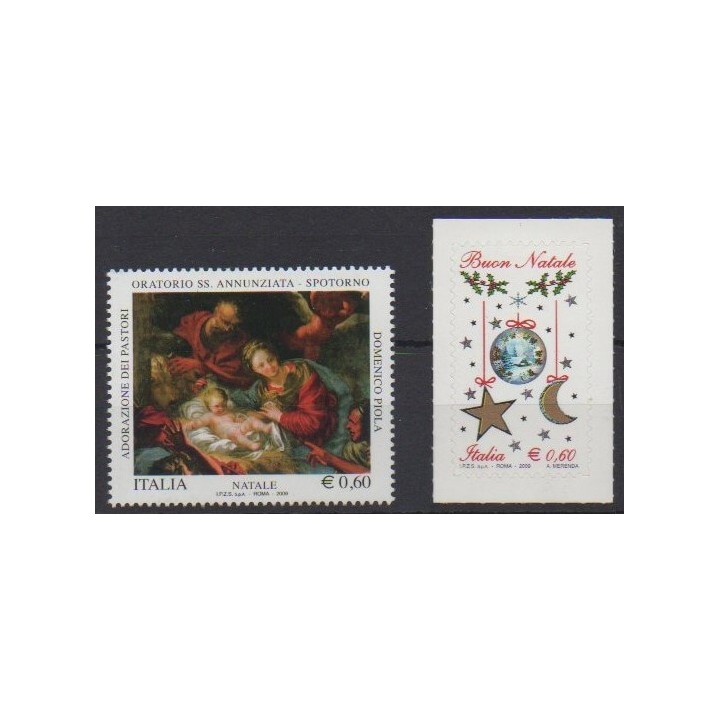 Acheter cette série de timbres d'Italie de l'année 2009 (No 3104/3105).