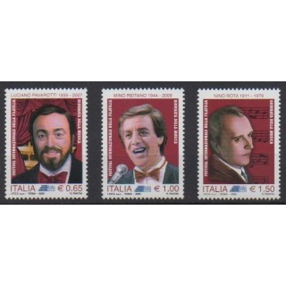 Acheter cette série de timbres d'Italie de l'année 2009 (No 3106/3108).