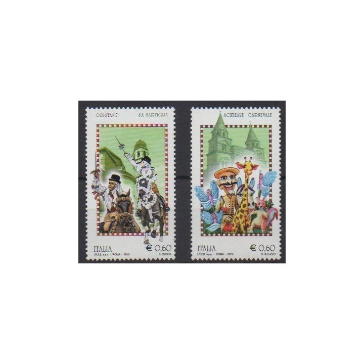 Buy this set of stamps of Italy of the year 2010 (Nb 3122/3123).
