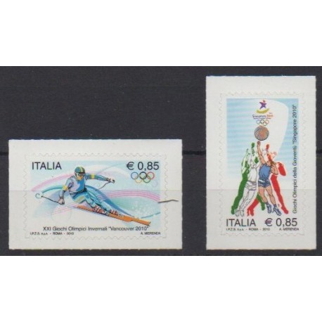 Italy - 2010 - Nb 3120/3121 - Winter Olympics - Summer Olympics