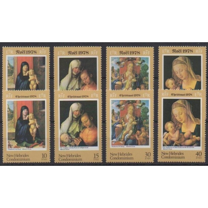 Buy this set of stamps of New Hebrides of the year 1978 (Nb 541/548).