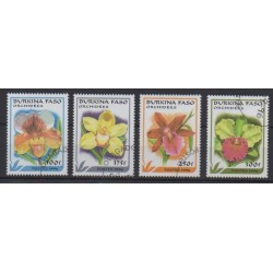 Burkina Faso - 1996 - Nb 994A/994D - Orchids - Used