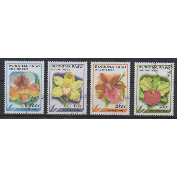 Buy this set of stamps of Burkina Faso of the year 1996 (Nb 994A/994D). - Used