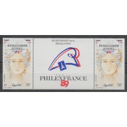 New Caledonia - Airmail - 1989 - Nb PA 261A - French Revolution