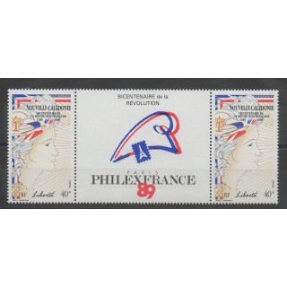Stamps - New Caledonia - Post - 1989 - Nb 597A - French Revolution