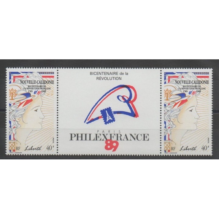 Timbres - Nouvelle-Calédonie - Poste - 1989 - No 597A - Révolution Française