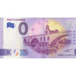 Euro banknote memory - 84 - Pont d'Avignon - 2023-10