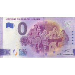 Euro banknote memory - 02 - Caverne du Dragon 1914-1918 - 2023-1