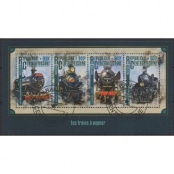 Central African Republic - 2016 - Nb 4348/4351 - Trains - Used