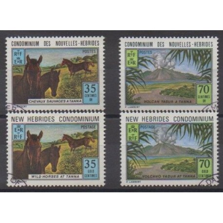 New Hebrides - 1973 - Nb 370/373 - Tourism - Used