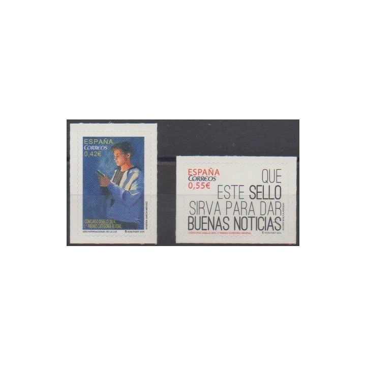 Acheter cette série de timbres d'Espagne de l'année 2015 (No 4652/4653).