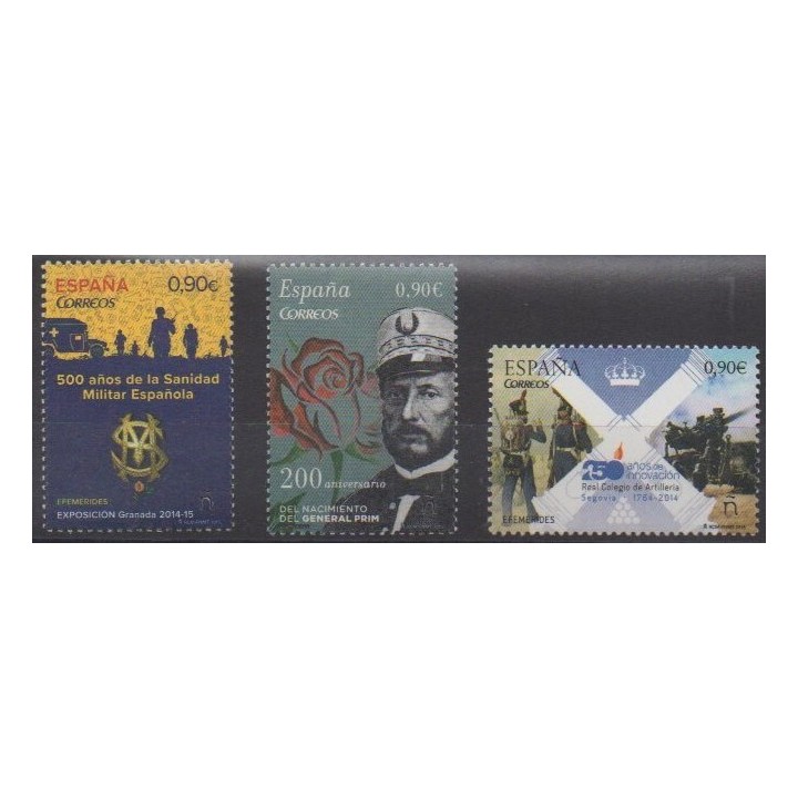 Acheter cette série de timbres d'Espagne de l'année 2015 (No 4660/4662).