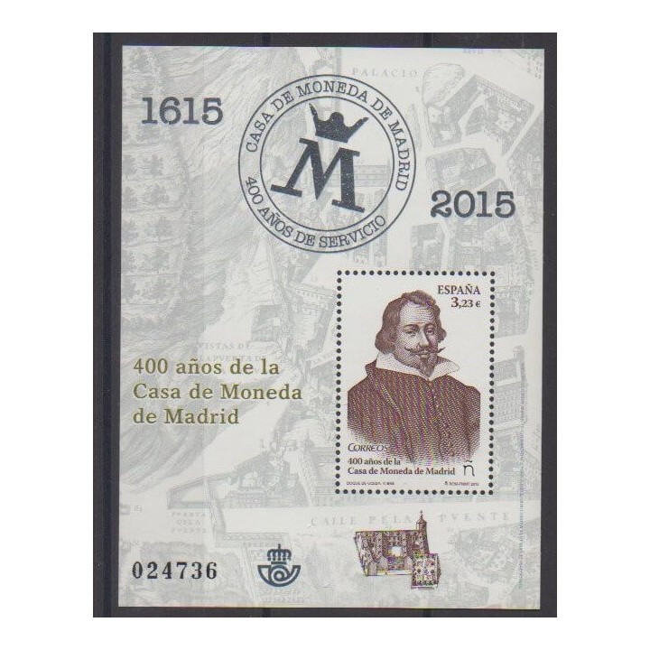 Acheter ce feuillet d'Espagne de l'année 2015 (No F4690).