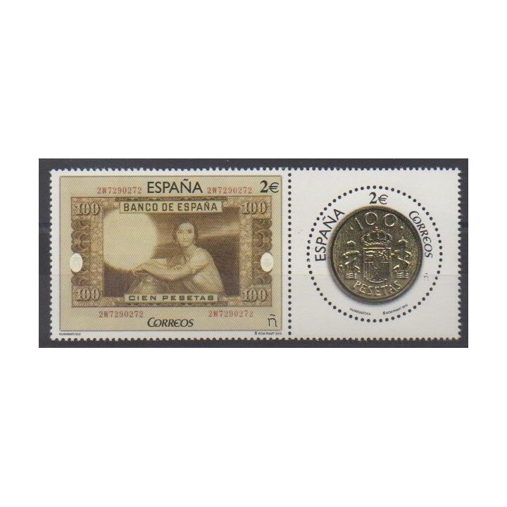 Acheter cette série de timbres d'Espagne de l'année 2015 (No 4726/4727).