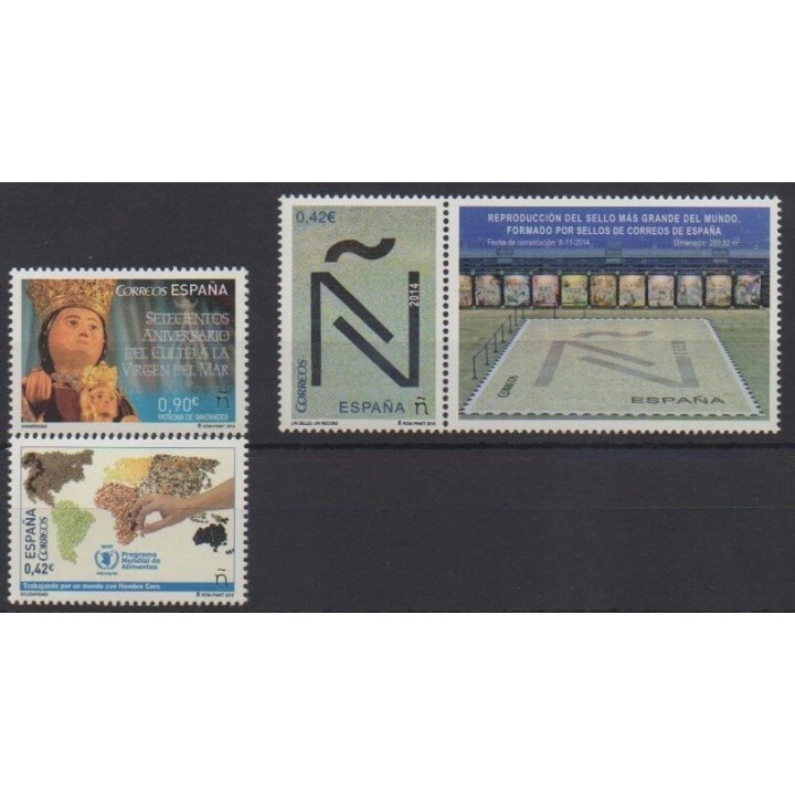 Buy this set of stamps of Spain of the year 2015 (Nb 4687/4689).