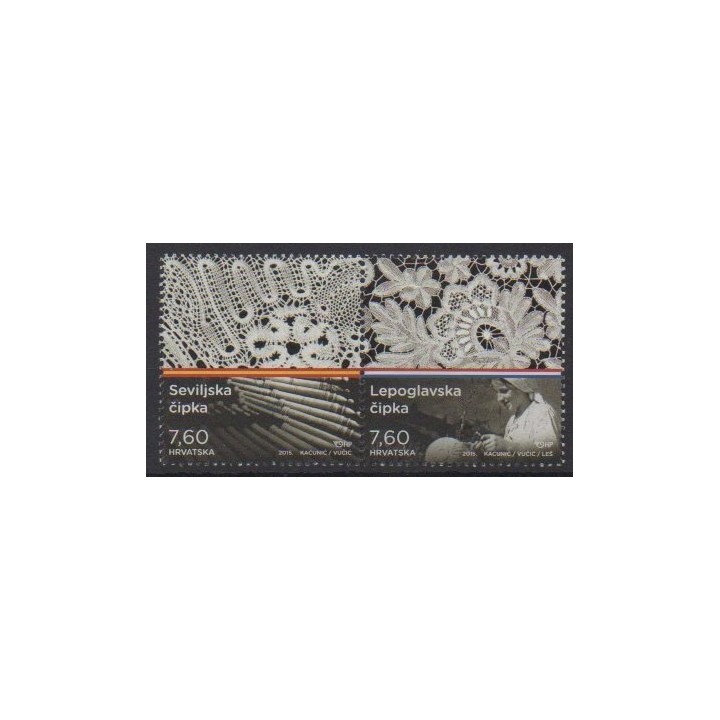 Buy this set of stamps of Croatia of the year 2015 (Nb 1082/1083).