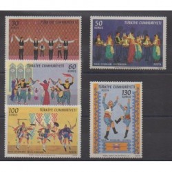 Turkey - 1969 - Nb 1920/1924 - Folklore