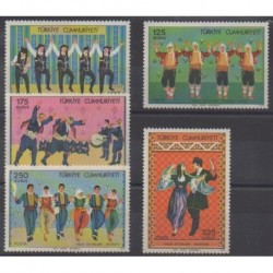 Turkey - 1975 - Nb 2130/2134 - Folklore