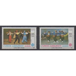 Acheter cette série de timbres de Turquie de l'année 1981 (No 2318/2319).