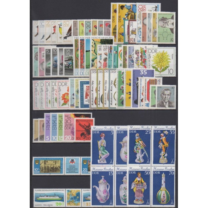 Buy the stamps and the 4 souvenir sheets of East Germany (GDR) of the year 1979 (Nb 2056/2140 - BF51/BF54).