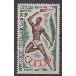 Centrafricaine (République) - 1963 - No PA9 - Sports divers