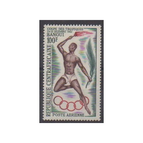 Central African Republic - 1963 - Nb PA9 - Various sports