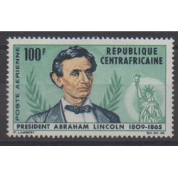 Centrafricaine (République) - 1965 - No PA31 - Célébrités