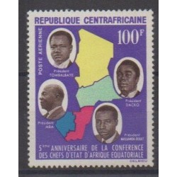 Central African Republic - 1964 - Nb PA27 - Various Historics Themes