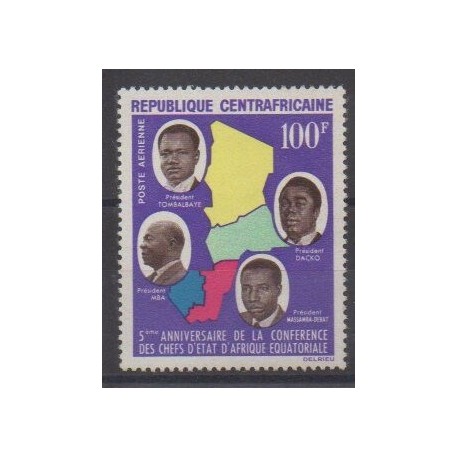 Central African Republic - 1964 - Nb PA27 - Various Historics Themes