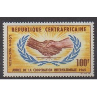Acheter ce timbre de la République Centrafricaine de l'année 1965 (No PA29).