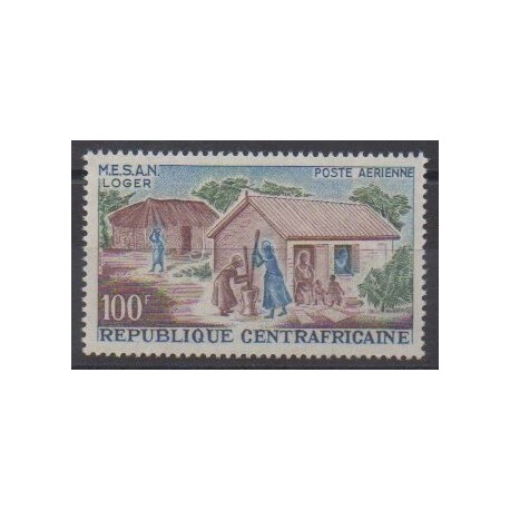 Central African Republic - 1965 - Nb PA33