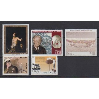 Acheter cette série de timbres d'Italie de l'année 2010 (No 3156/3160).