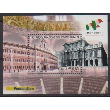 Italy - 2011 - Nb BF57 - Various Historics Themes