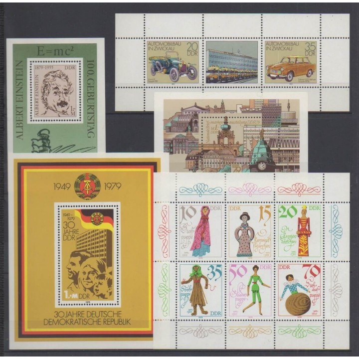 Buy the stamps and the 4 souvenir sheets of East Germany (GDR) of the year 1979 (Nb 2056/2140 - BF51/BF54).